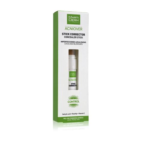  Kem Che Khuyết Điểm & Làm Giảm Mụn 2% Salicylic Acid - MartiDerm Acniover Cover Stick (15ml) 