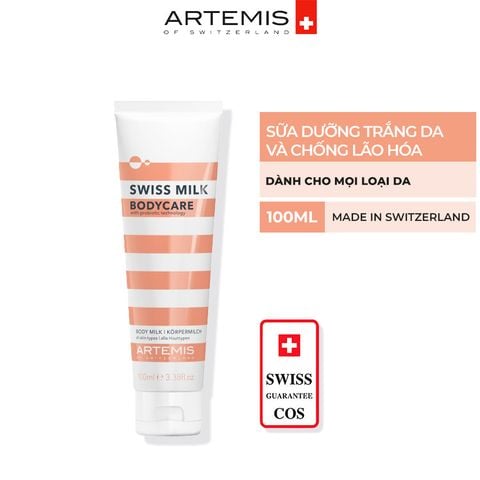  Sữa dưỡng sáng da toàn thân dành cho mọi loại da - ARTEMIS SWISS MILK Body Milk 100ml 