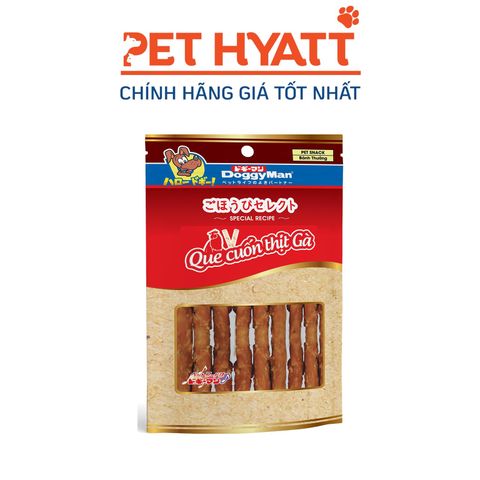  Bánh Thưởng DOGGYMAN Hình Que Cuốn Vị Gà 