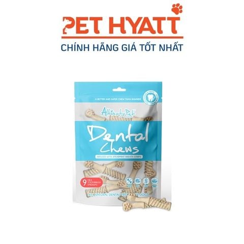  Bánh Thưởng Xương Gặm Sạch Răng Cho Chó Hình Bàn Chải Vị Sữa ALTIMATE PET Dental Chews Milk Toothbrush 