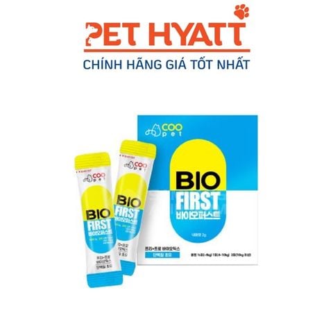  Men Vi Sinh Lợi Khuẩn Kép BIOFIRST + Thành Phần Sữa Non Cho Chó Mèo 