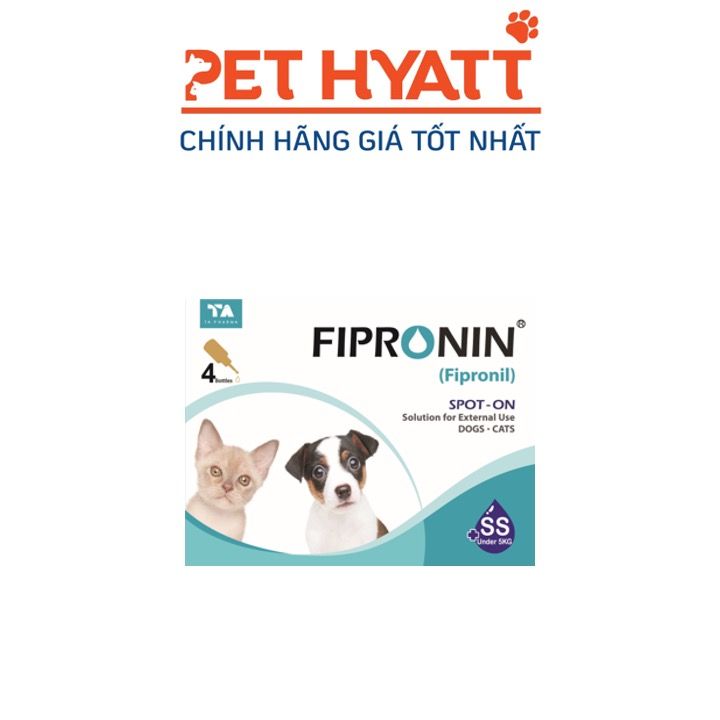 Nhỏ Gáy Phòng & Trị Ve Rận Cho Chó Mèo Dưới 5Kg FIPRONIN Spot-on SS