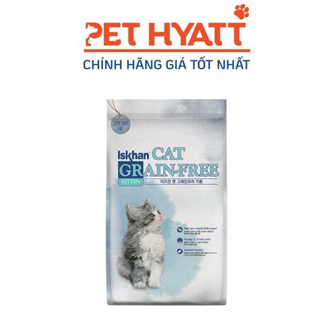  Hạt Không Ngũ Cốc Cho Mèo Con ISKHAN Grain Free Kitten 