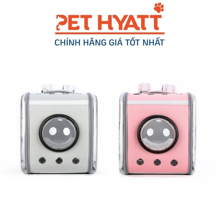 Balo Vuông Nắp Tròn Cho Thú Cưng