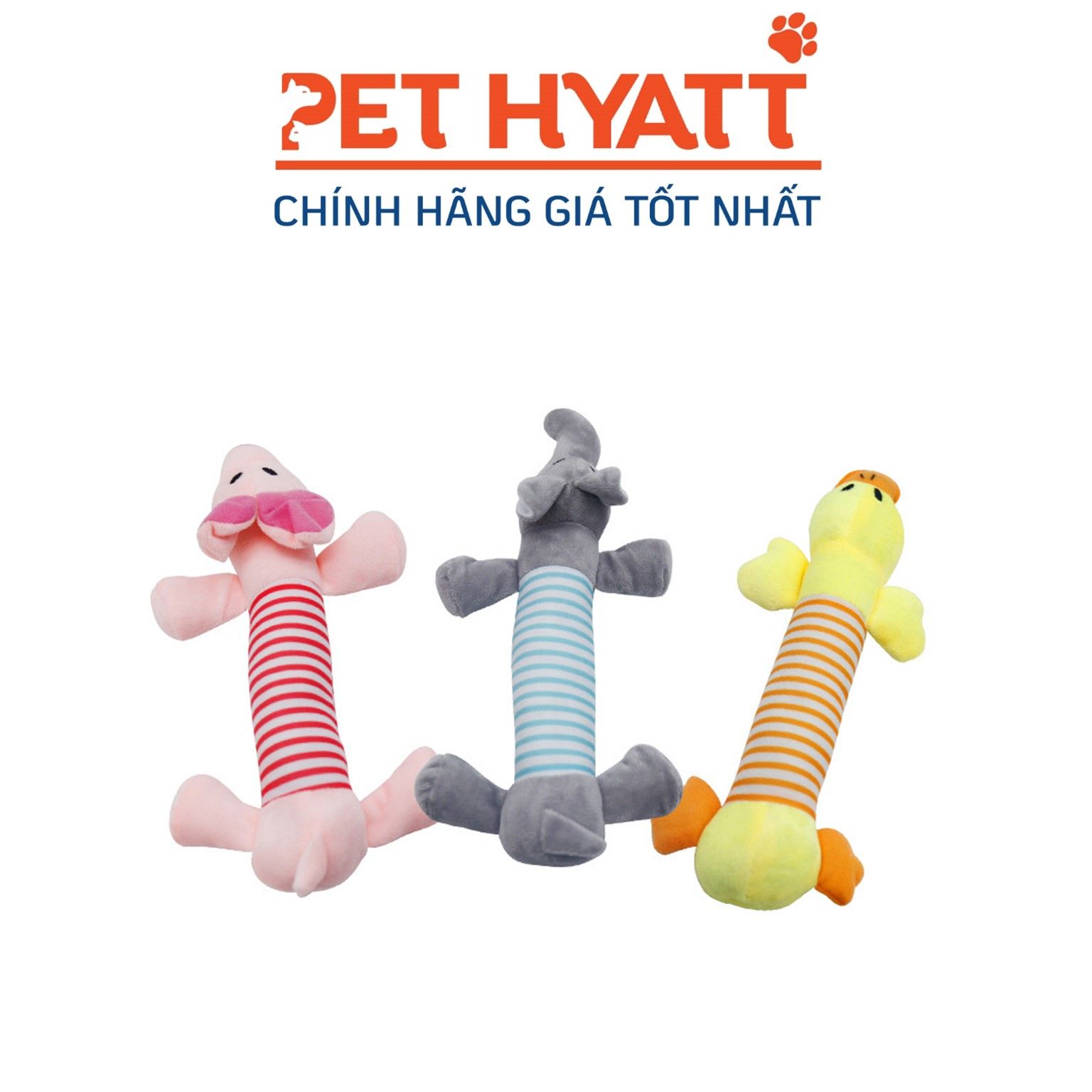 Đồ Chơi Gấu Bông Dài Có Kèn Cho Thú Cưng