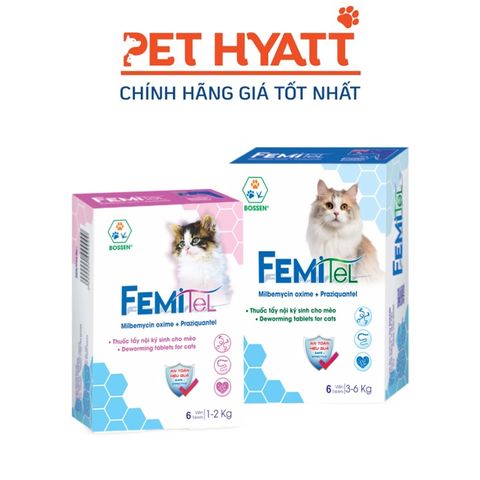  Thuốc Xổ Giun Cho Mèo FEMITEL 