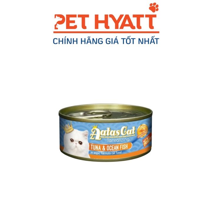 AATASCAT Tantalizing Pate Cho Mèo Vị Cá Ngừ & Cá Biển - Tuna & Ocean Fish