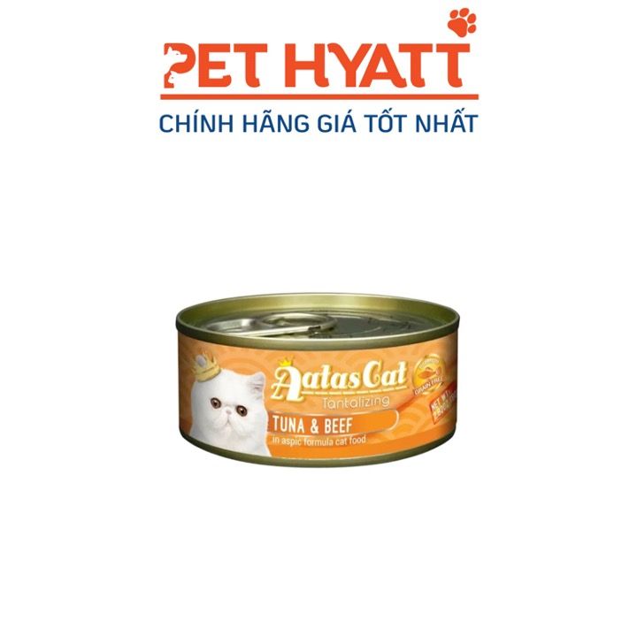 AATASCAT Tantalizing Pate Cho Mèo Vị Cá Ngừ & Thịt Bò - Tuna & Beef