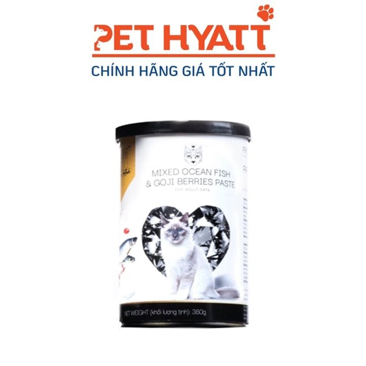 Pate Cho Mèo Vị Hỗn Hợp Cá Kỷ Tử KING'S PET Mixed Ocean Fish & Goji Berries Paste