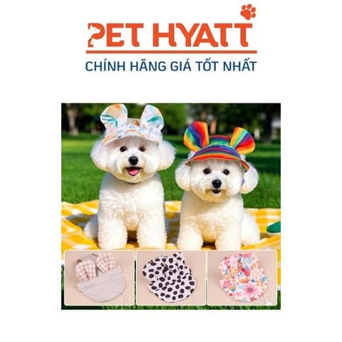  Nón Vải Tai Bèo Dành Cho Thú Cưng Nhiều Mẫu Mã 