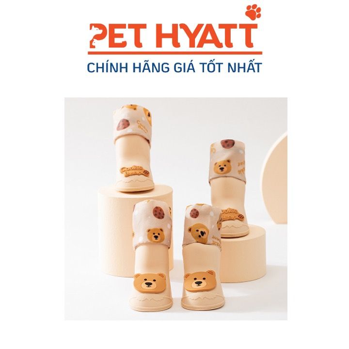 Bộ Ủng Chống Thấm Nước Hoạt Hình Cho Thú Cưng