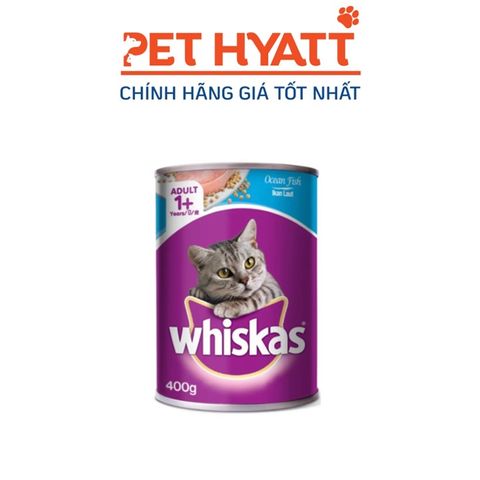  Pate Lon Cho Mèo Vị Cá Biển WHISKAS Ocean Fish Flavour 