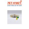 Vòng Cổ Da Chốt Nút Bấm Nhiều Kiểu Cho Thú Cưng