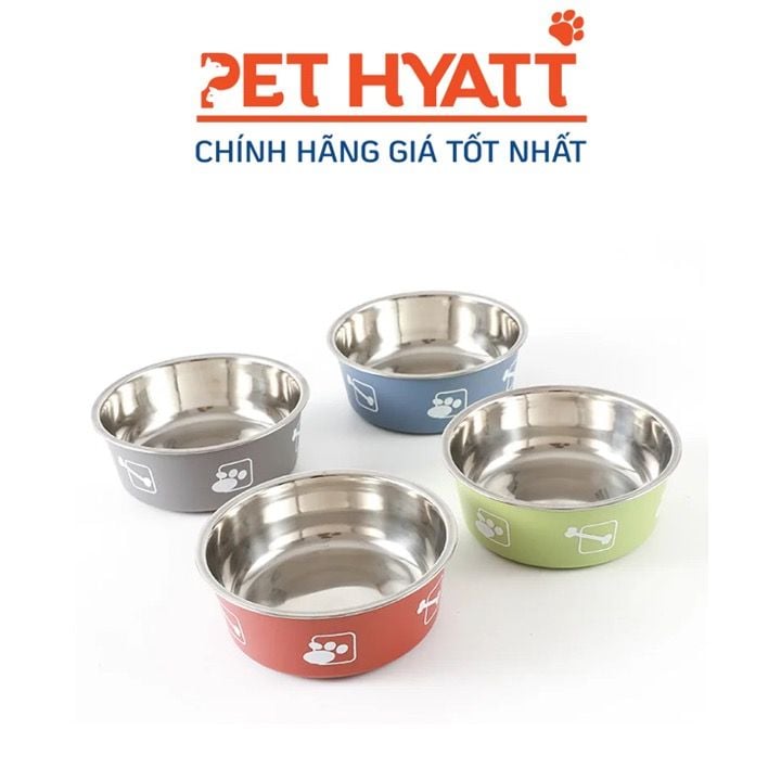 Bát Ăn Inox Tròn Cho Thú Cưng