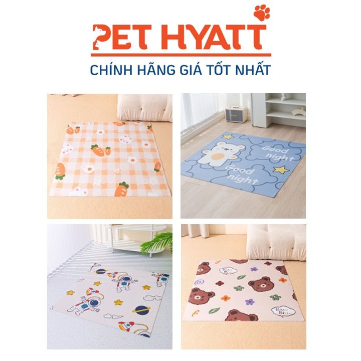 Thảm Nhựa PVC Chống Thấm & Dễ Lau Chùi Cho Thú Cưng