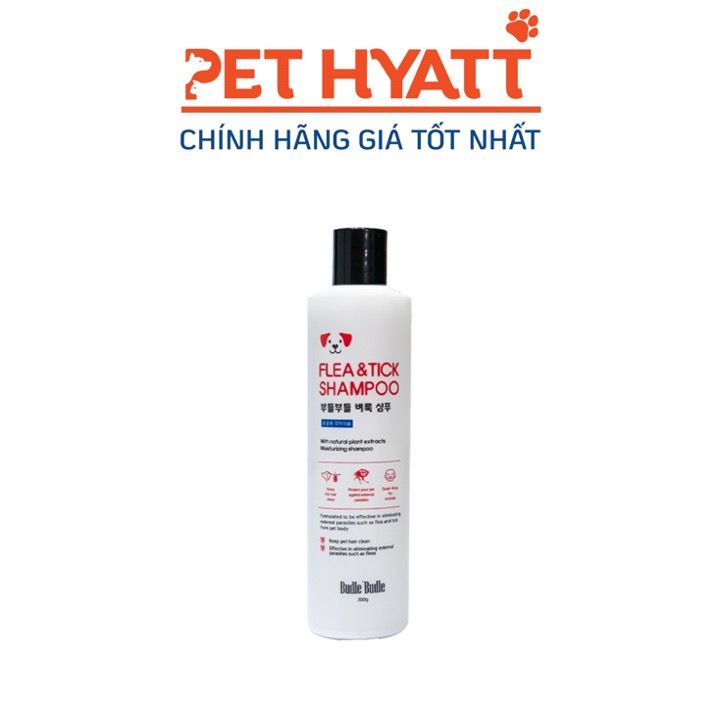 Dầu Gội Trị Ve Cho Chó BUDLE'BUDLE