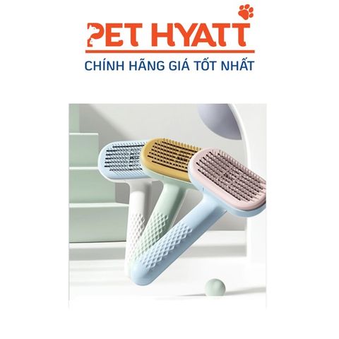  Lược Chải Lông Hình Chữ Nhật Phối Màu Pastel Cho Thú Cưng 