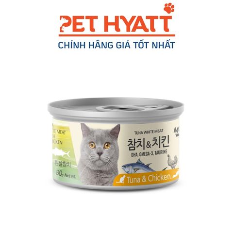  Pate Hộp Dành Cho Mèo Vị Cá Ngừ & Gà MEOWOW Tuna & Chicken 