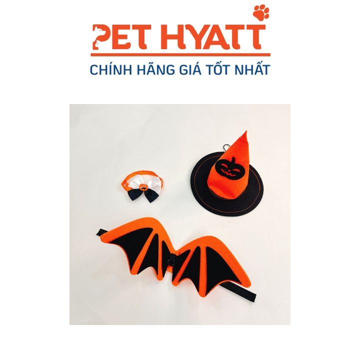 Trang Phục Cánh Dơi Kèm Nón Bí Ngô Halloween
