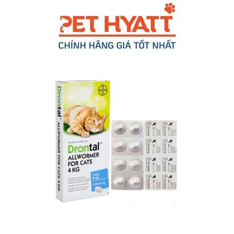  Viên Sổ Giun Cho Mèo DRONTAL 