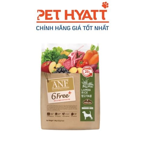 Hạt Cho Chó Mọi Lứa Tuổi Vị Thịt Cừu & Gạo ANF 6FREE Plus Lamb & Rice 