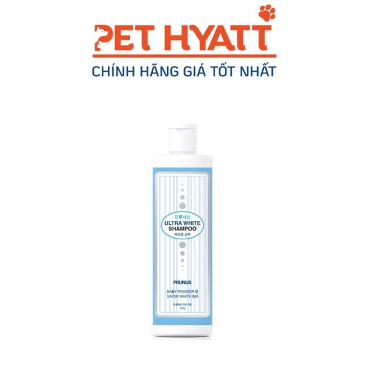 Sữa Tắm Dành Cho Chó Lông Trắng PRUNUS Ultra White Shampoo