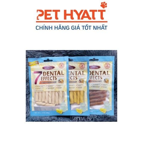  Bánh Thưởng Hình Que Cho Chó Nhiều vị VEGEBRAND 7 Dental Effects Dental Bone 