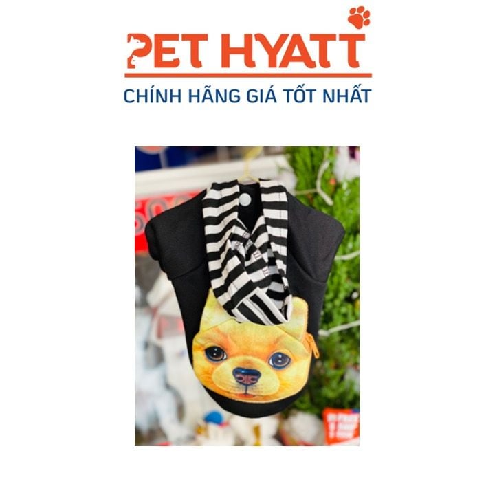 Áo Nỉ Kèm Túi Mặt Pug Cho Thú Cưng S-XXL