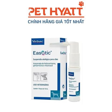  Thuốc Nhỏ Điều Trị Viêm Tai Cho Chó VIRBAC EASOTIC 