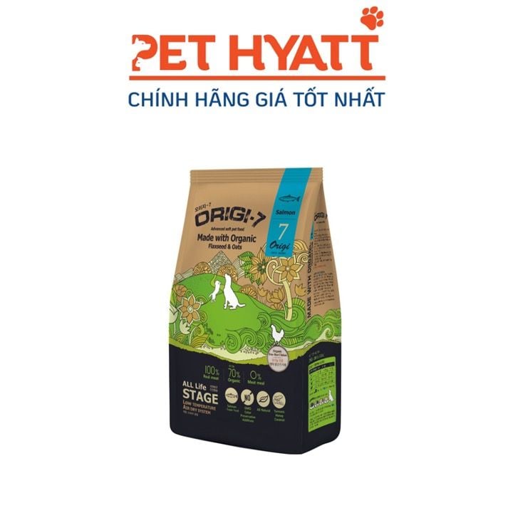 Hạt Mềm Hữu Cơ ORIGI-7 Cho Chó Vị Cá Hồi