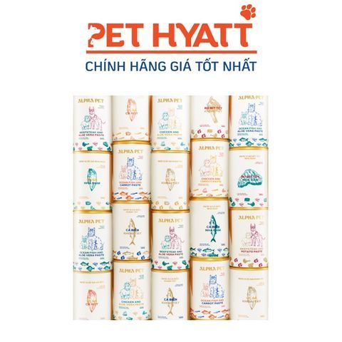 Pate Lon ALPHA PET Cho Chó Mèo