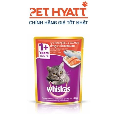 Pate Cho Mèo Vị Cá Hồi WHISKAS Salmon 