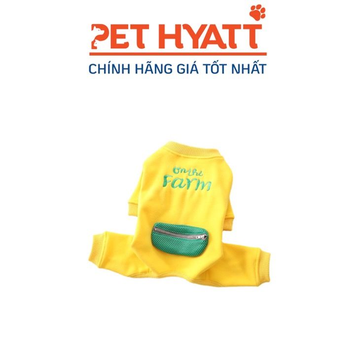 Bộ Áo Liền Quần On The Farm Kèm Túi Cho Thú Cưng