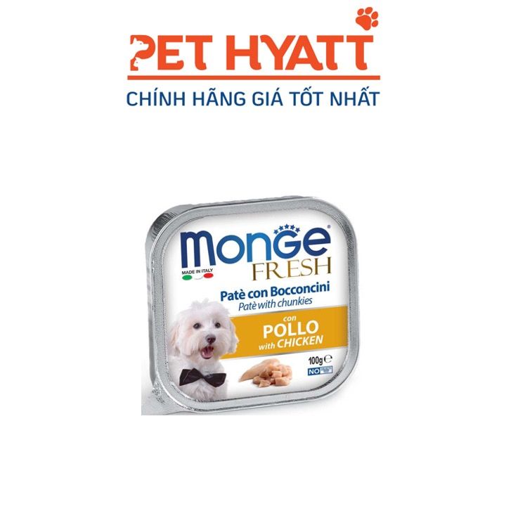 Pate Cho Chó Vị Gà MONGE Chicken