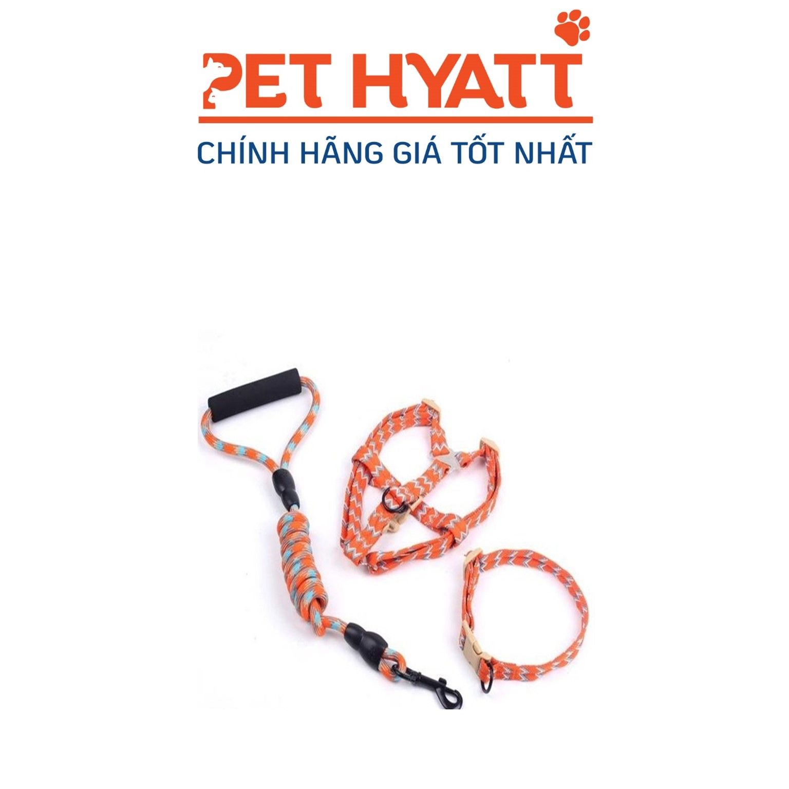 Dây Dắt Kèm Vòng Cổ Thổ Cẩm ZICHEN