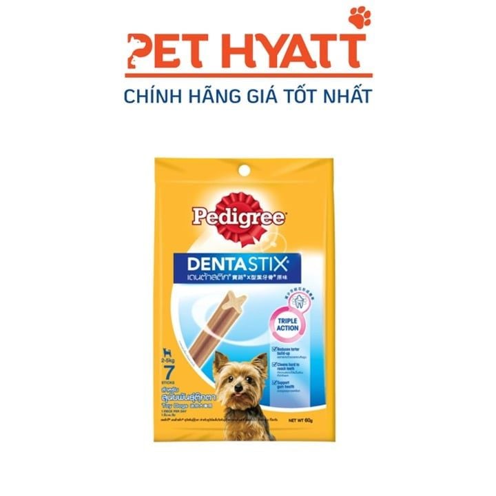 Bánh Xương Cho Giống Chó Kiểng Vị Thịt Gà Xông Khói PEDIGREE Dentastic Toy Dogs