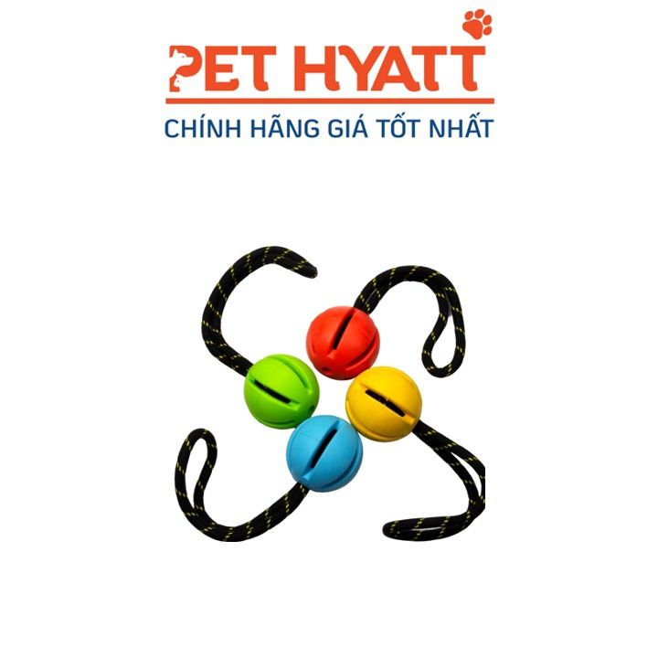 Đồ Chơi Cho Chó Mèo Hình Trái Banh Có Dây TADO