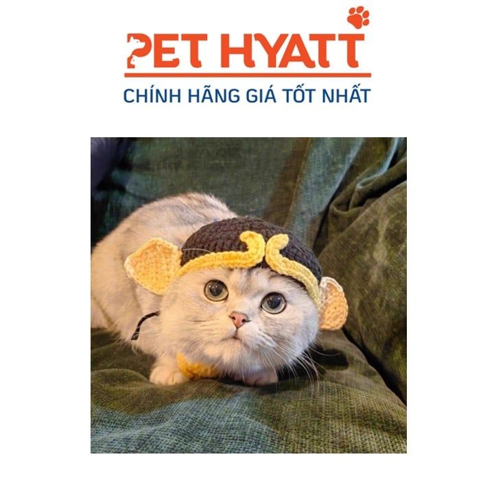Mũ Len Dệt Kim Nhiều Hình Cho Thú Cưng