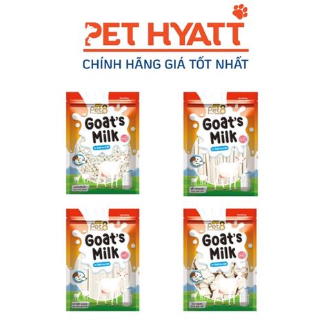  Kẹo Sữa Dê PET8 Goat's Milk Cho Chó Mèo 