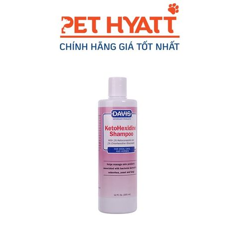  Sữa Tắm Ngứa Khuẩn Nấm Cho Chó Mèo DAVIS Ketohexadine Shampoo 
