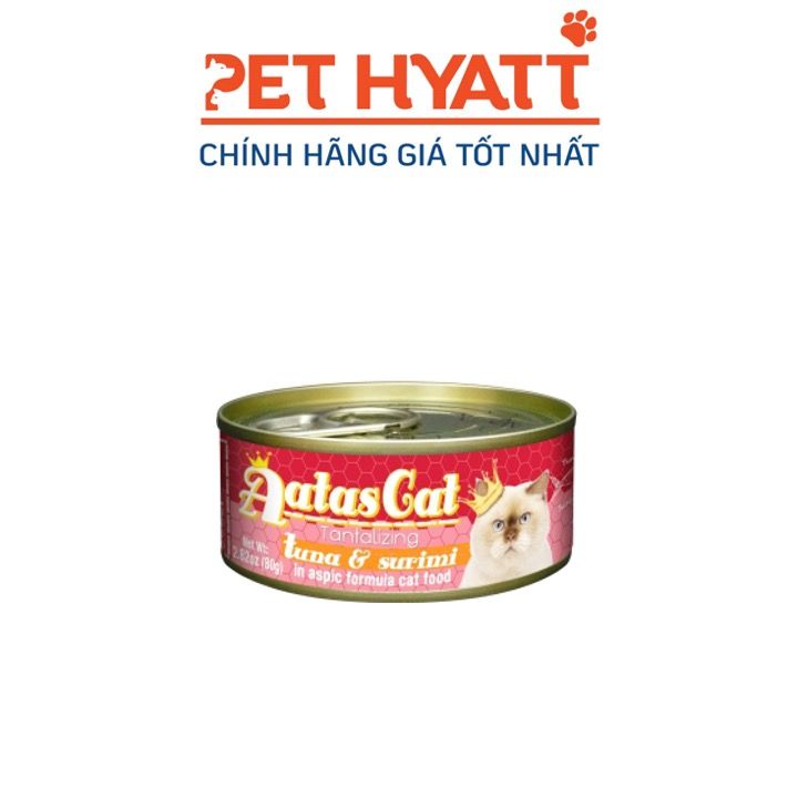 AATASCAT Tantalizing Pate Cho Mèo Vị Cá Ngừ & Surimi - Tuna & Surimi