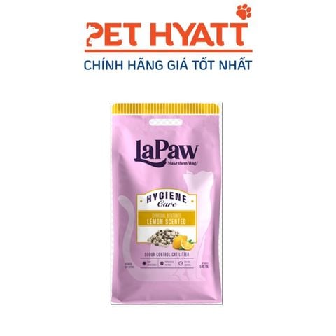  Cát Đất Sét Mùi Chanh LAPAW Cho Mèo Charcoal Bentonit Lemon Scented 