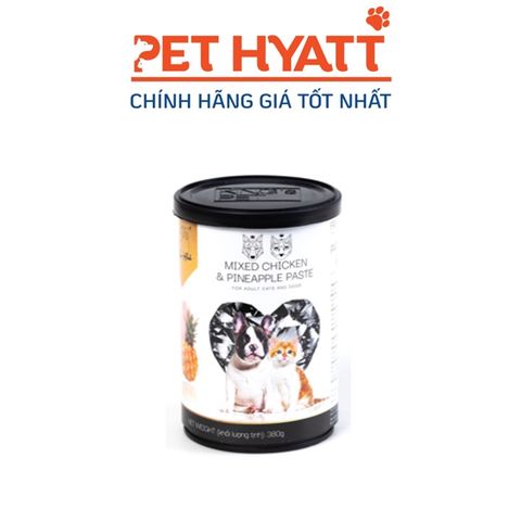  Pate Cho Chó Mèo Vị Hỗn Hợp Gà Trái Thơm KING'S PET Mixed Chicken & Pineapple Paste 