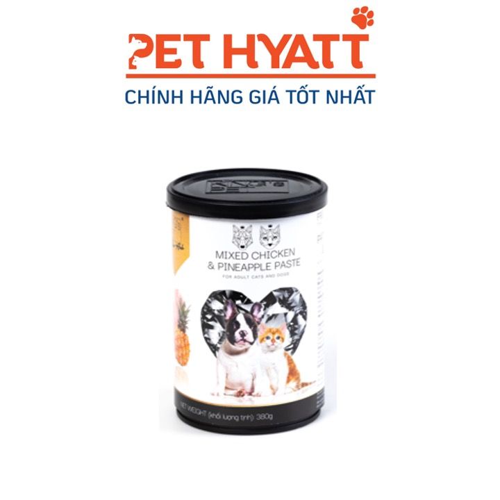 Pate Cho Chó Mèo Vị Hỗn Hợp Gà Trái Thơm KING'S PET Mixed Chicken & Pineapple Paste