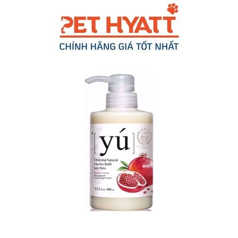  YÚ Sữa Tắm Hạt Lựu Đỏ Cho Chó Mèo - Pomegranate Volumizing 