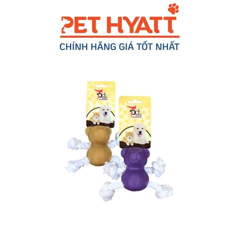  Đồ Chơi Cho Thú Cưng Hình Gấu Có Dây TADO 