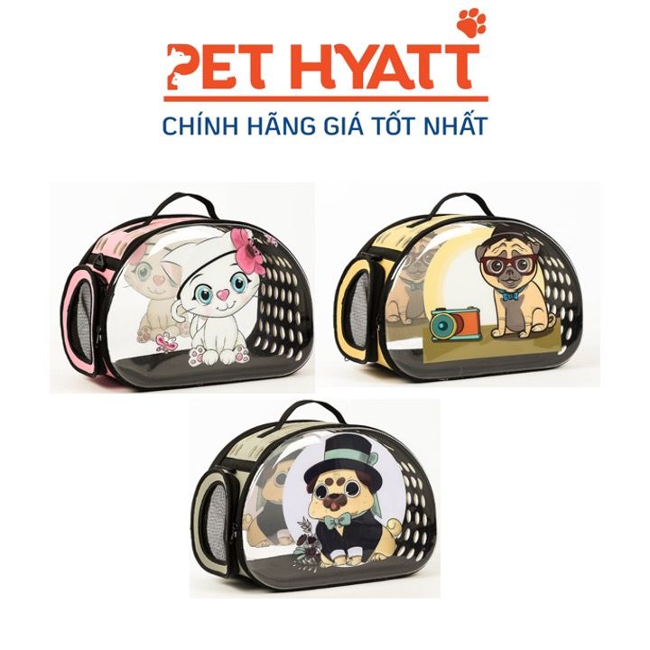 Túi Vận Chuyển Nhựa Trong In Hình Thú Cưng