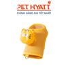 Yếm Dán Kèm Dây Dắt Đính Túi Cọp Vàng Cho Thú Cưng