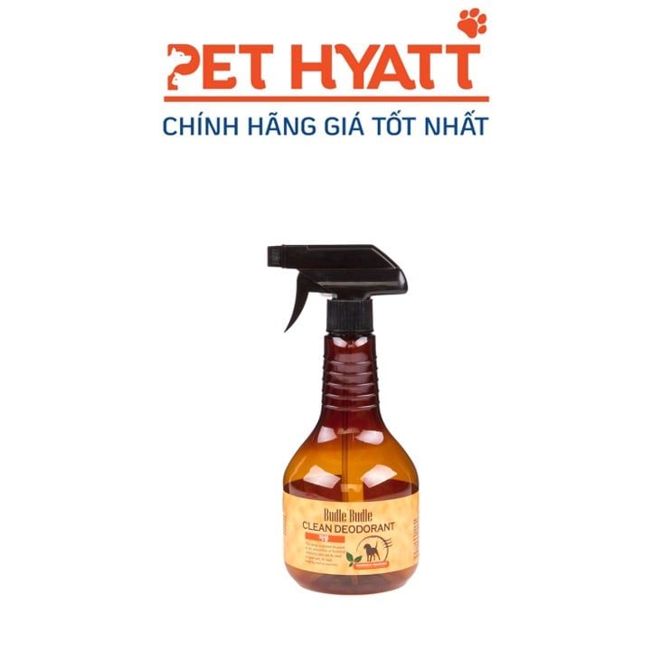Xịt Khử Mùi Dưỡng Lông Cho Chó BUDLE Grapefruit