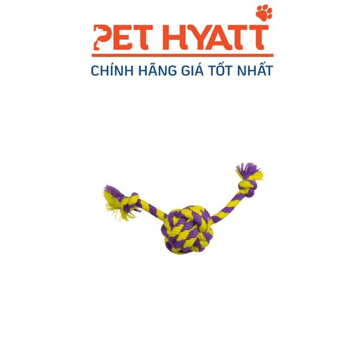 Banh Đồ Chơi Bằng Dây Thừng 2 Dây Cho Chó Mèo TADO